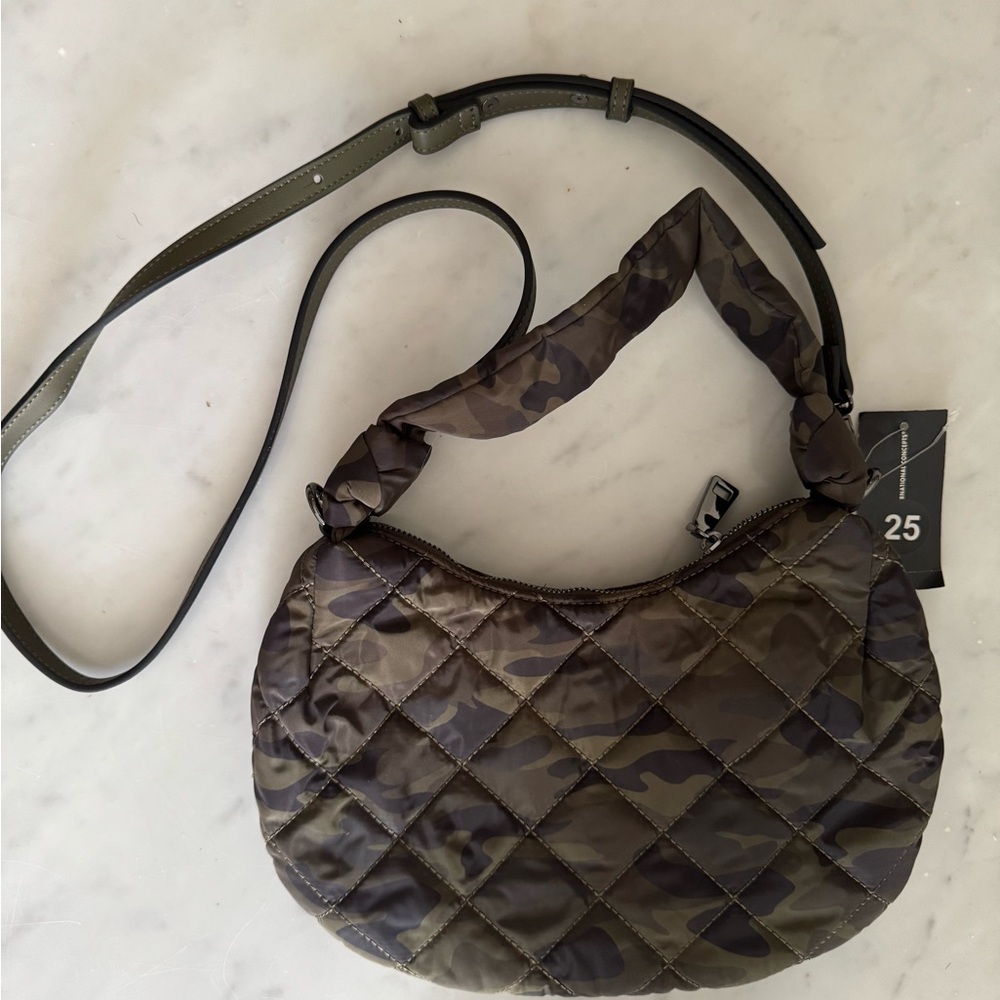 Quilted Camouflage Shoulder Bag by Intl Concepts
